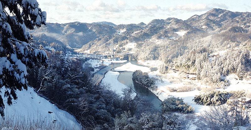 泰阜村の冬